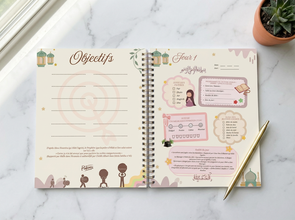 Muslimah planner découverte 30 jours