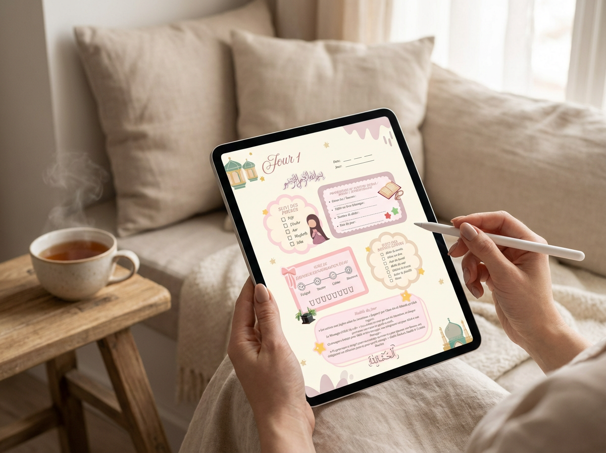 Muslimah planner découverte 30 jours