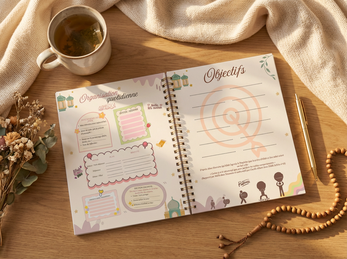 Muslimah planner transformation en 3 mois