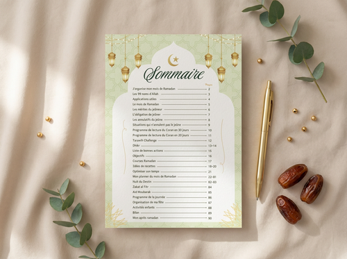 Muslimah Ramadan Planner